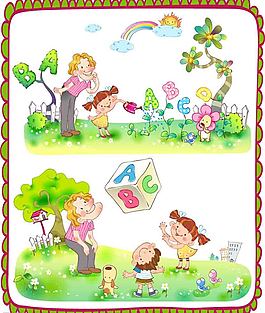背景素材插畫