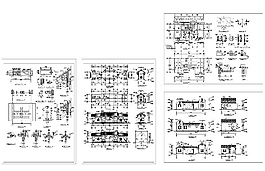 仿古管理房建筑cad