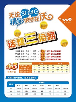 話費三倍翻