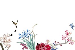 中國(guó)風(fēng)花鳥素材