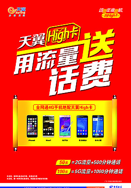 電信天翼High卡
