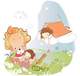 躺在云朵上睡觉的女生图片