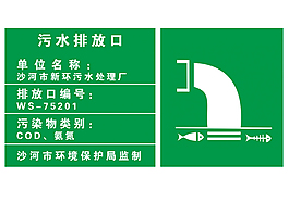 污水排放口標(biāo)識(shí)牌