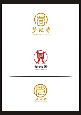 梦坛香LOGO设计