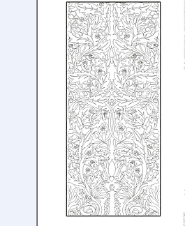 花藤白描圖