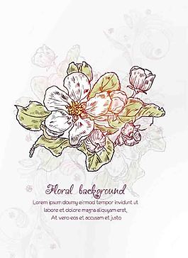 花朵墻紙設計