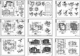 別墅設(shè)計全套圖紙