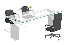 辦公桌3d模型