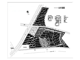 大型居住小區(qū)CAD圖庫