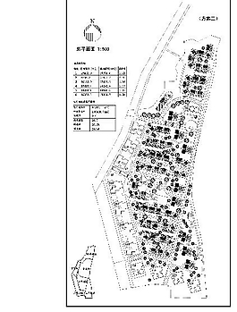 小區(qū)建筑總平面圖cad