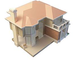 別墅3d模型