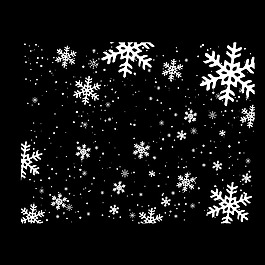 梦幻的雪花笔刷