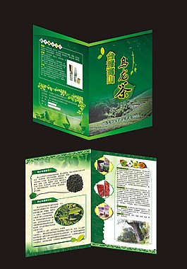 烏龍茶折頁