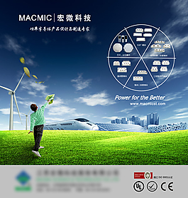 科技公司廣告PSD素材