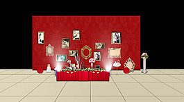 婚禮展示區(qū)效果圖