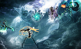 海報LOL 天龍八部
