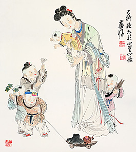 如意童子圖