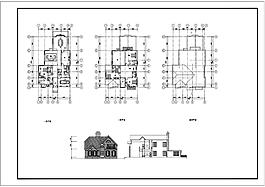 別墅建筑設計圖紙