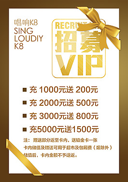 招募VIP海報(bào)
