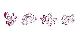 簡筆蓮花