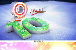 圣誕節(jié)平安夜10秒倒計(jì)時(shí)視頻素材