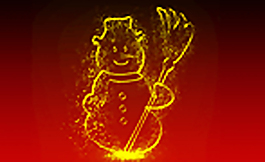 光束雪人筆刷