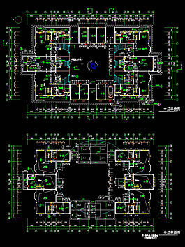 某小院建筑圖cad圖紙