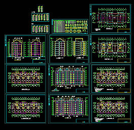 某住宅楼施工图cad图纸