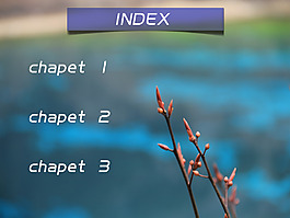 幻燈片虛化背景展示模板