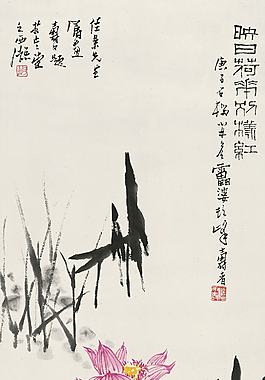 映日荷花别样红