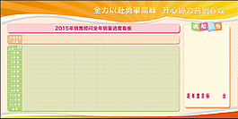企業文化 銷售看板高清PSD下載