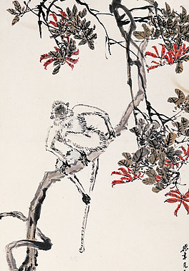 白猿远望