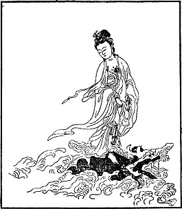 中國宗教人物插畫素材76