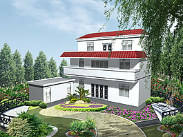 建筑室外效果圖圖片