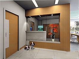 餐廳3d模型