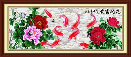 花開富貴裝飾畫