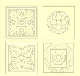 大气移门雕刻花纹