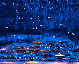 雪景QQ空間flash
