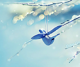 湖上寒冬QQ空間flash