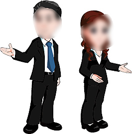 矢量白領(lǐng)人物