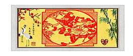 剪紙：鵲鬧枝頭