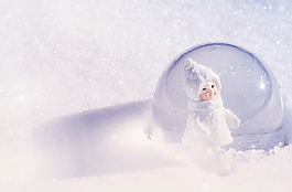 雪中精靈QQ空間flash
