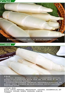 农产品茭白详情页