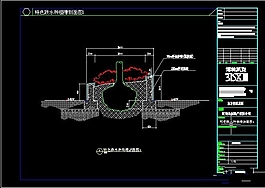 特色跌水種植槽剖面圖1