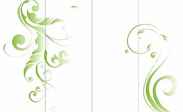 精美树叶移门花纹