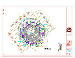 藝術中心cad圖紙規(guī)劃建筑