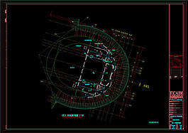 东方艺术中心规划景观cad图纸