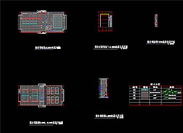 防火分區修改平面圖cad圖紙