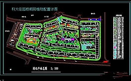 梧桐苑植物配置详图