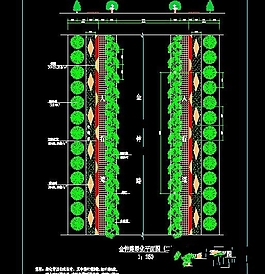 道路景觀施工圖紙